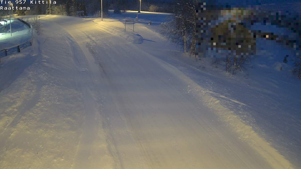 Weather Camera Image Road 957 Kittilä, Raattama, Kittilä, Lappi