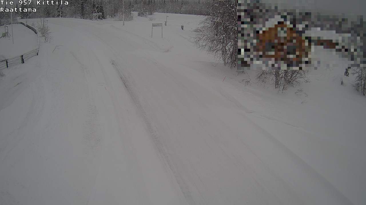 Weather Camera Image Road 957 Kittilä, Raattama, Kittilä, Lappi