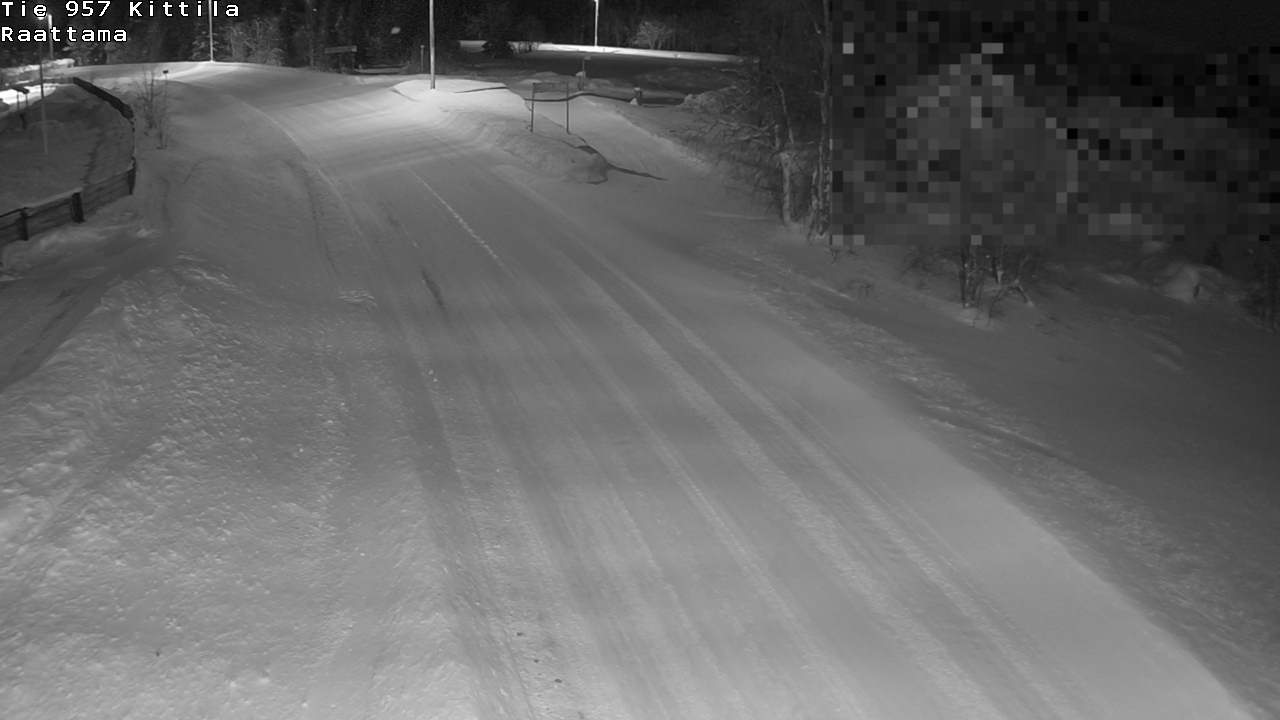 Weather Camera Image Väg 957 Kittilä, Raattama, Kittilä, Lappi