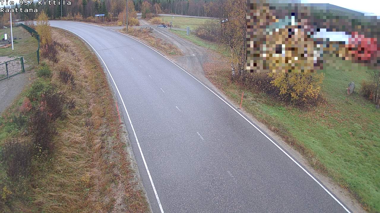 Weather Camera Image Road 957 Kittilä, Raattama, Kittilä, Lappi
