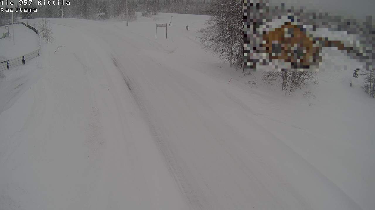 Weather Camera Image Road 957 Kittilä, Raattama, Kittilä, Lappi