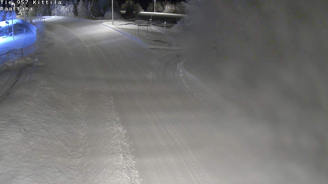 Weather Camera Image Road 957 Kittilä, Raattama, Kittilä, Lappi