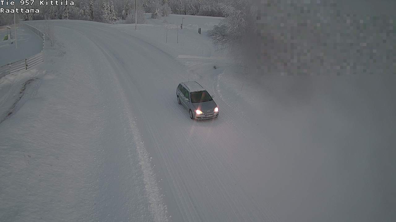 Weather Camera Image Road 957 Kittilä, Raattama, Kittilä, Lappi