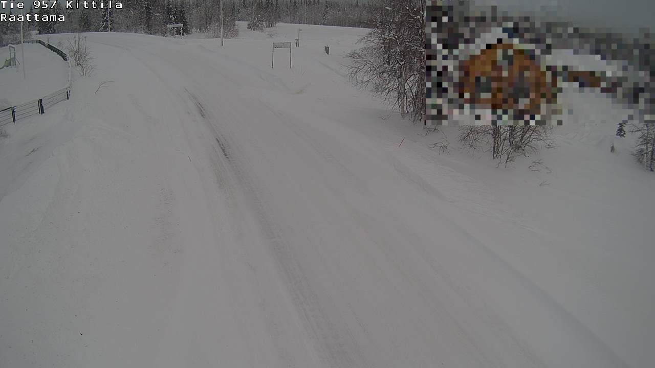 Weather Camera Image Road 957 Kittilä, Raattama, Kittilä, Lappi