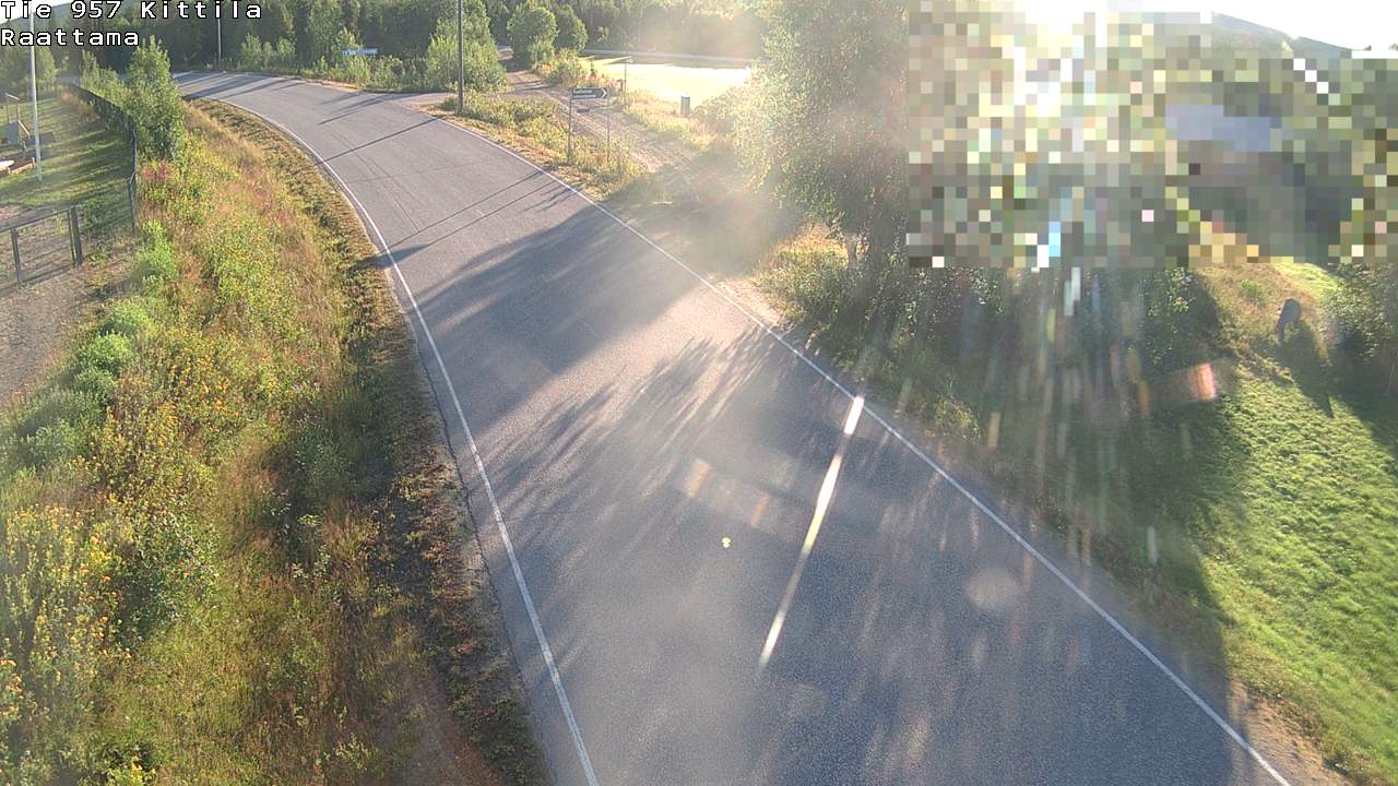 Weather Camera Image Väg 957 Kittilä, Raattama, Kittilä, Lappi