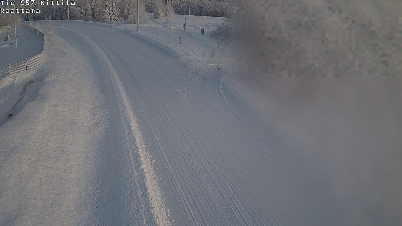 Weather Camera Image Road 957 Kittilä, Raattama, Kittilä, Lappi