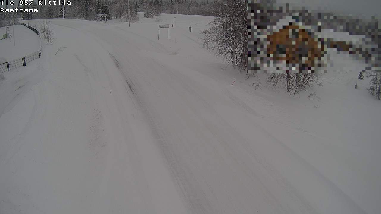 Weather Camera Image Road 957 Kittilä, Raattama, Kittilä, Lappi
