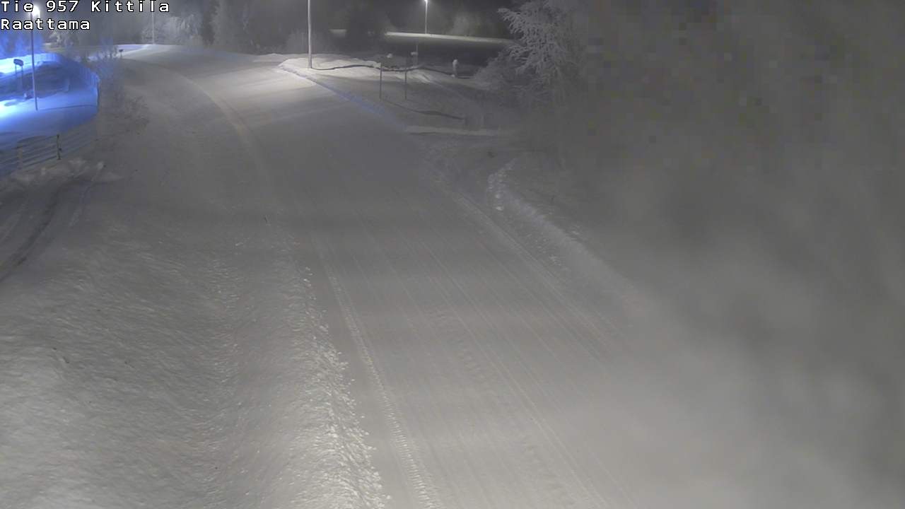 Weather Camera Image Road 957 Kittilä, Raattama, Kittilä, Lappi