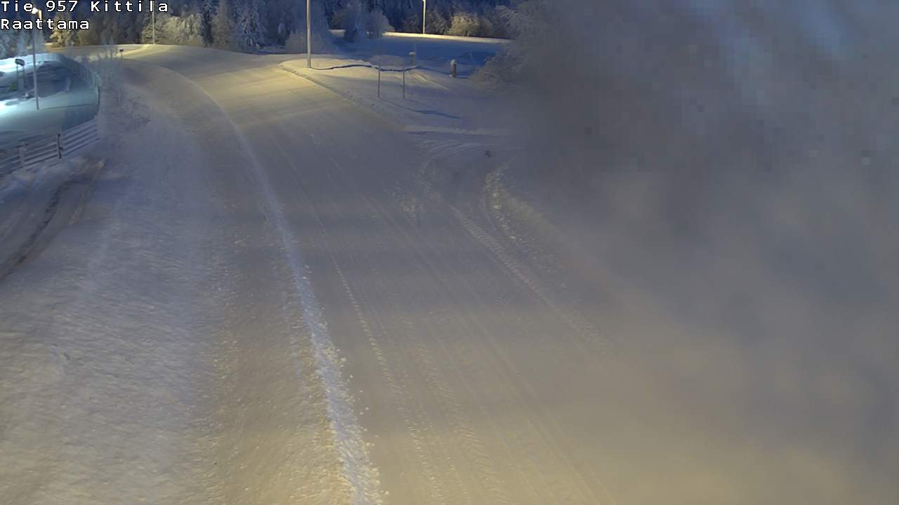 Weather Camera Image Road 957 Kittilä, Raattama, Kittilä, Lappi