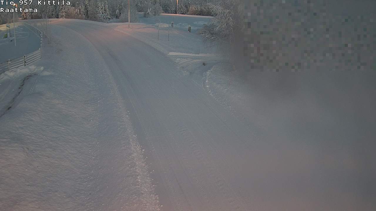Weather Camera Image Road 957 Kittilä, Raattama, Kittilä, Lappi