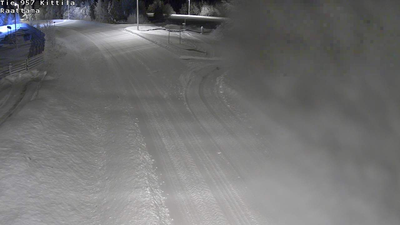 Weather Camera Image Road 957 Kittilä, Raattama, Kittilä, Lappi