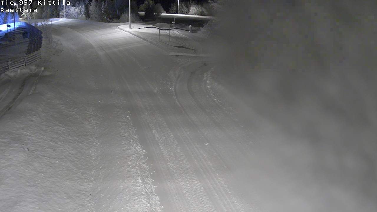 Weather Camera Image Road 957 Kittilä, Raattama, Kittilä, Lappi