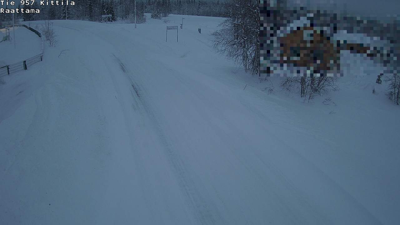 Weather Camera Image Road 957 Kittilä, Raattama, Kittilä, Lappi