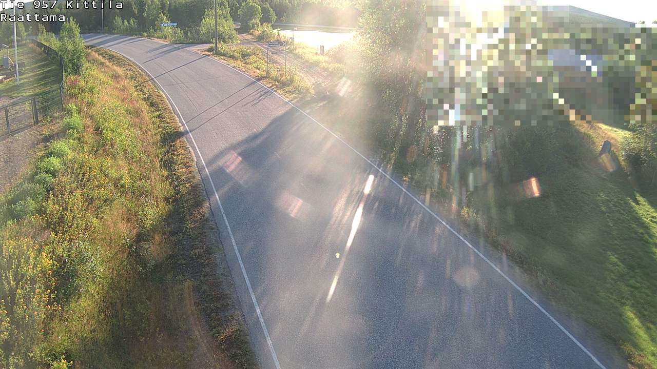 Weather Camera Image Väg 957 Kittilä, Raattama, Kittilä, Lappi