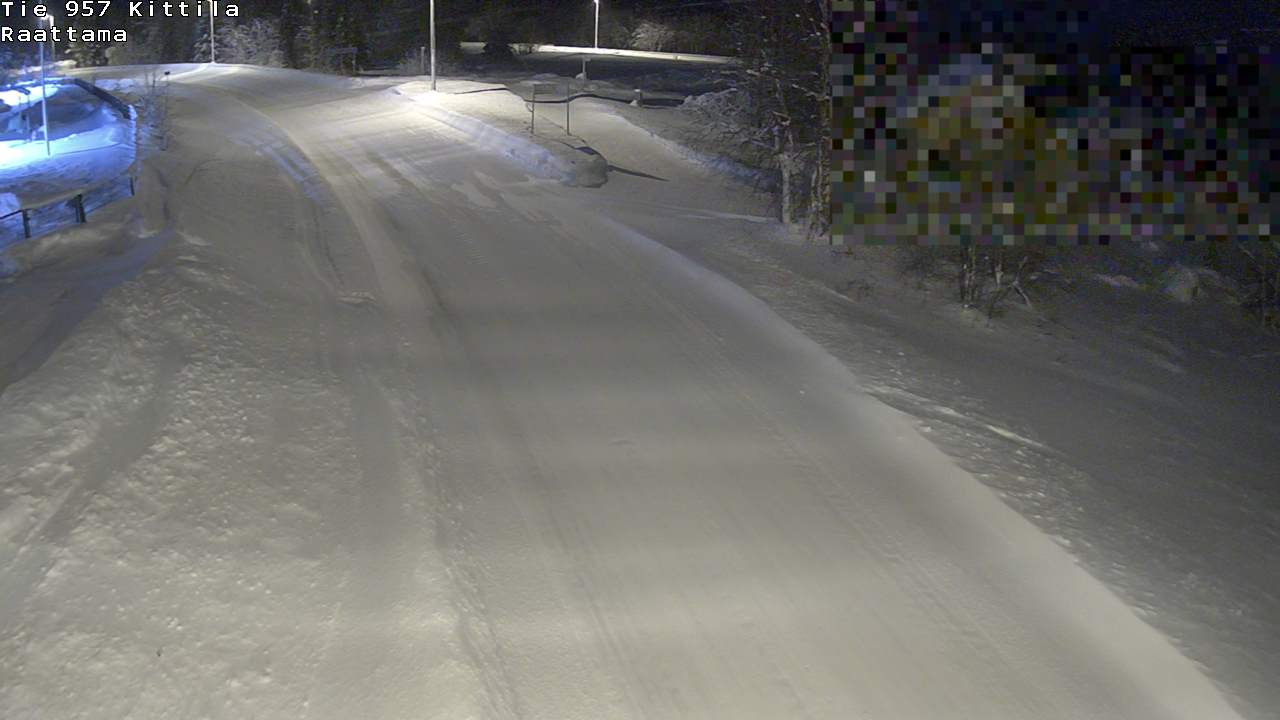Weather Camera Image Road 957 Kittilä, Raattama, Kittilä, Lappi