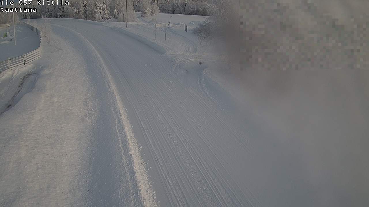 Weather Camera Image Road 957 Kittilä, Raattama, Kittilä, Lappi