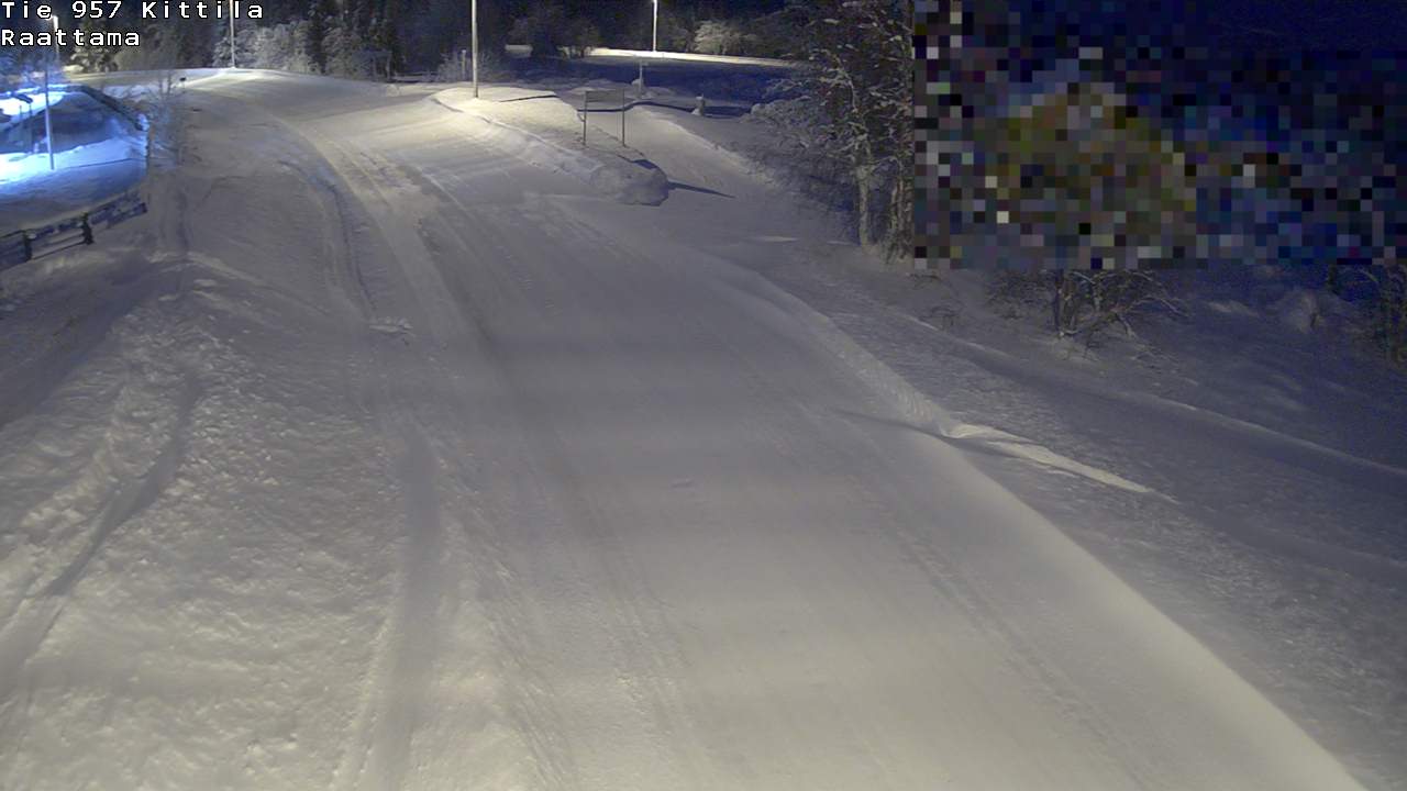 Weather Camera Image Road 957 Kittilä, Raattama, Kittilä, Lappi