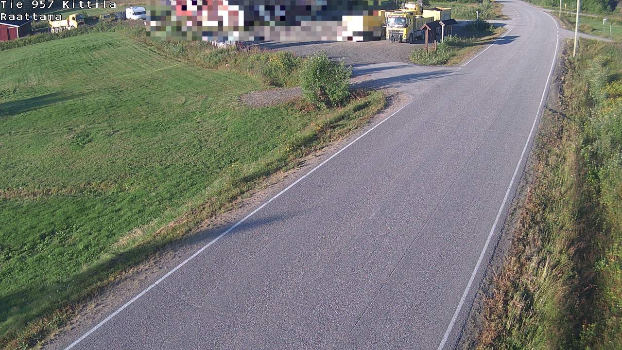 Weather Camera Image Väg 957 Kittilä, Raattama, Kittilä, Lappi
