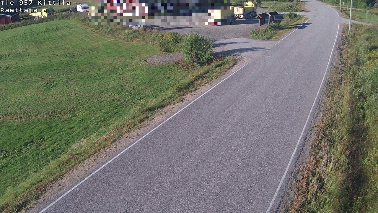 Weather Camera Image Väg 957 Kittilä, Raattama, Kittilä, Lappi