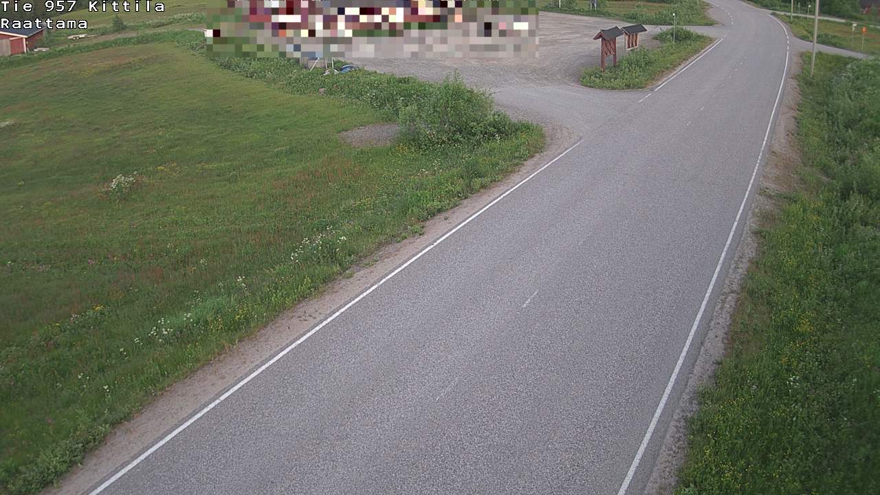 Weather Camera Image Road 957 Kittilä, Raattama, Kittilä, Lappi