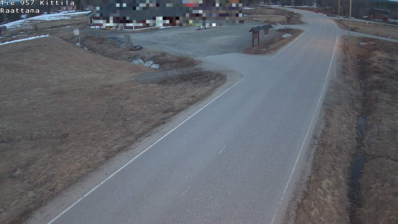 Weather Camera Image Väg 957 Kittilä, Raattama, Kittilä, Lappi