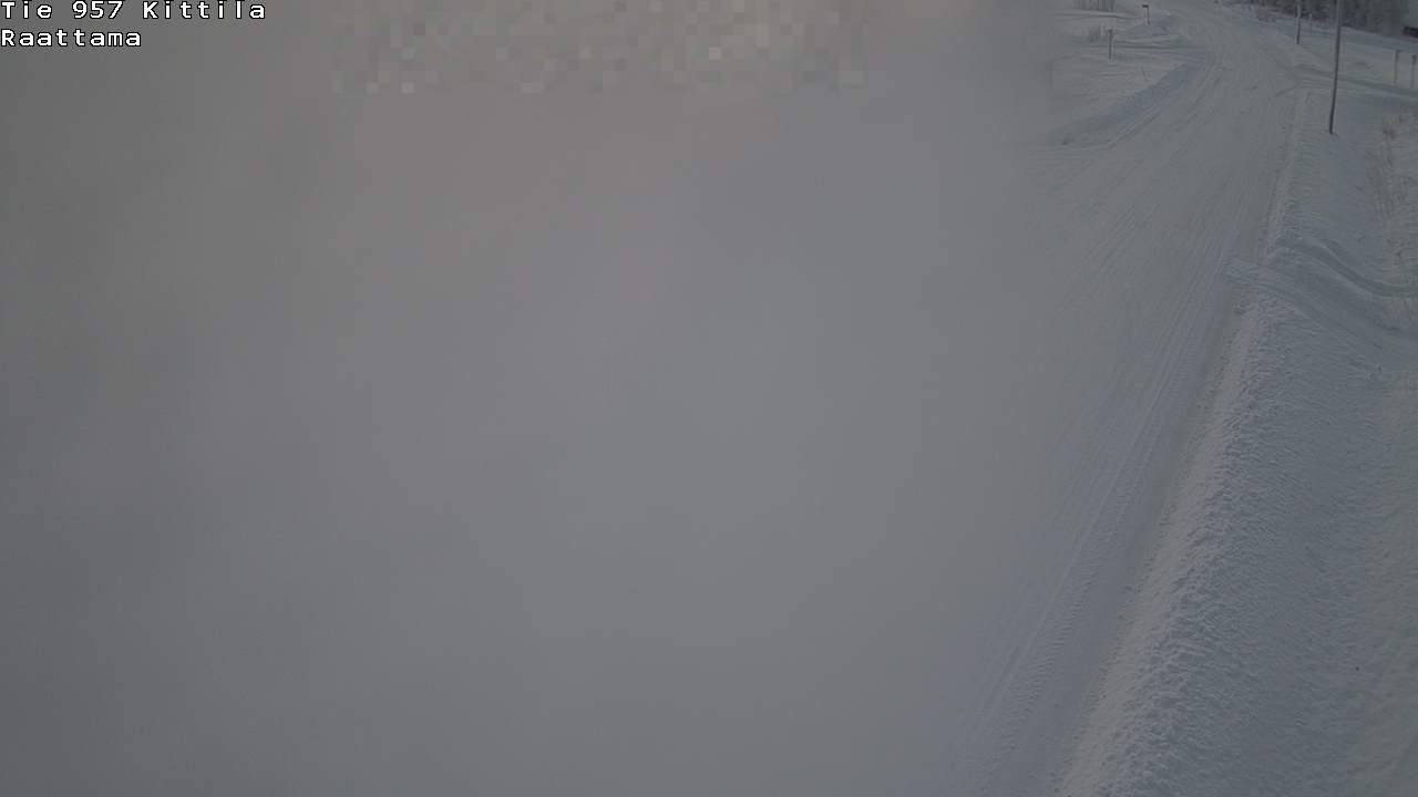 Weather Camera Image Väg 957 Kittilä, Raattama, Kittilä, Lappi