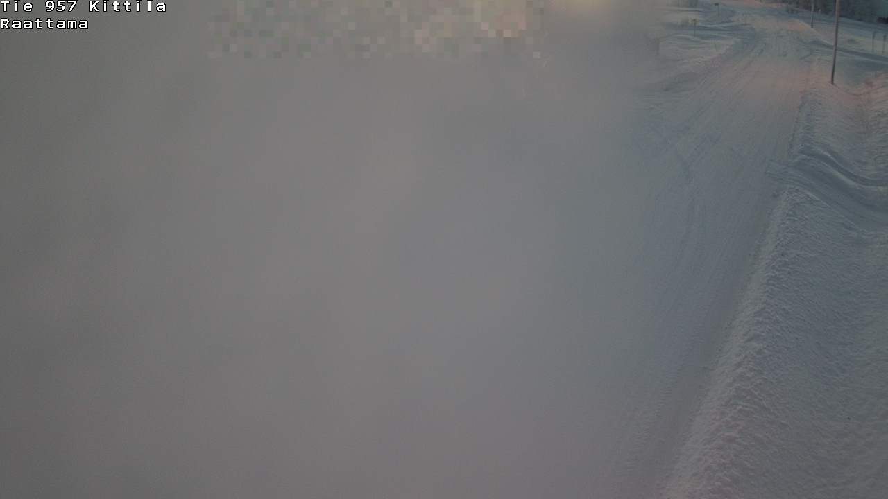 Weather Camera Image Väg 957 Kittilä, Raattama, Kittilä, Lappi