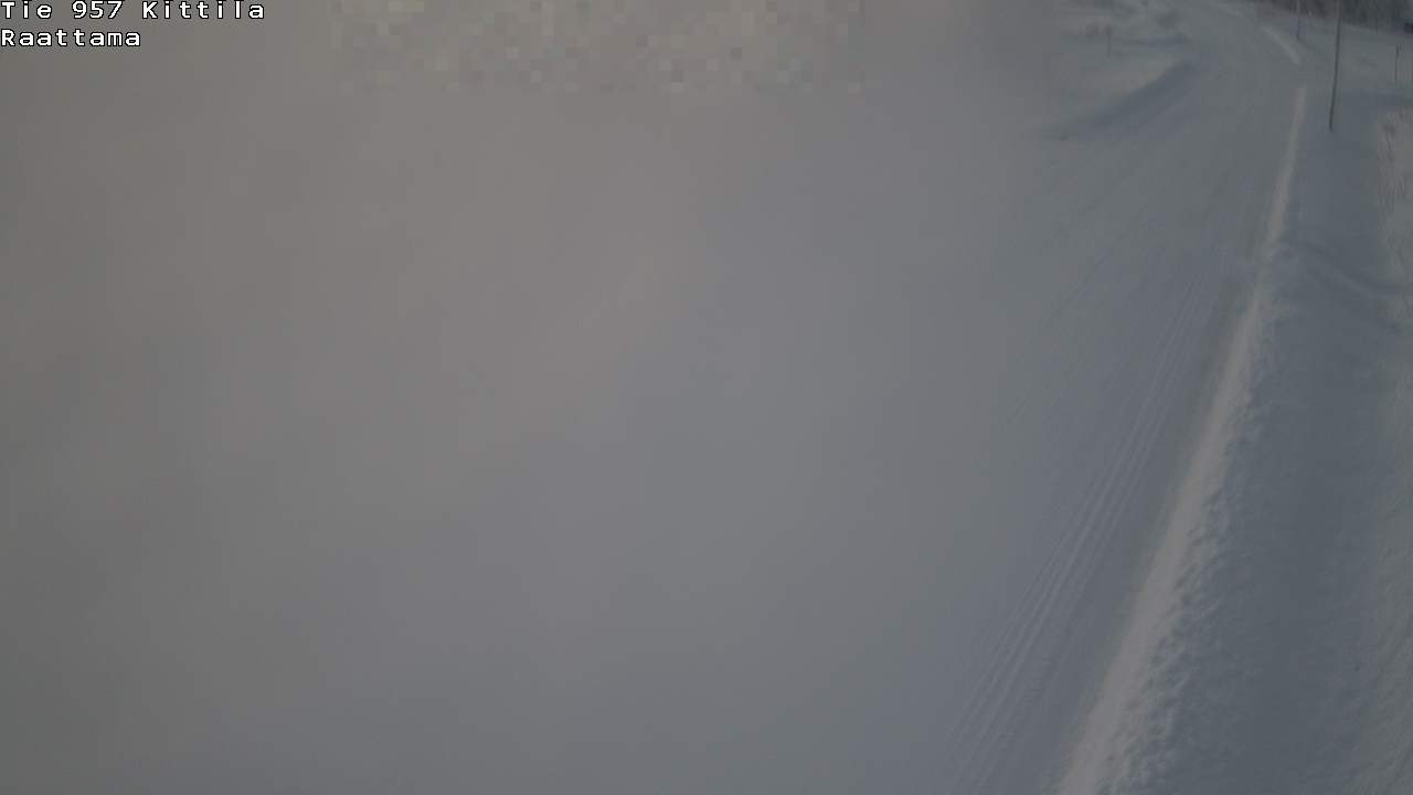 Weather Camera Image Väg 957 Kittilä, Raattama, Kittilä, Lappi
