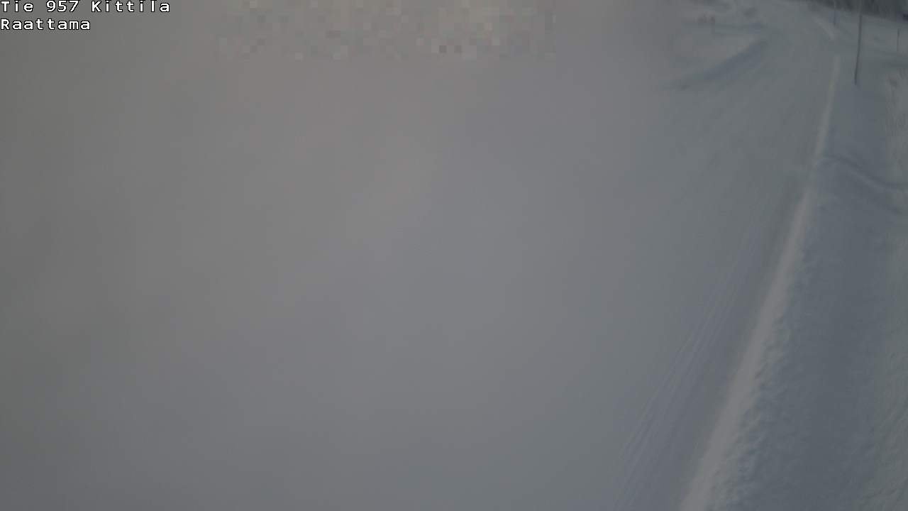 Weather Camera Image Väg 957 Kittilä, Raattama, Kittilä, Lappi