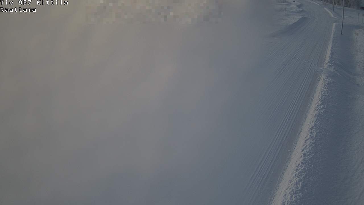 Weather Camera Image Väg 957 Kittilä, Raattama, Kittilä, Lappi