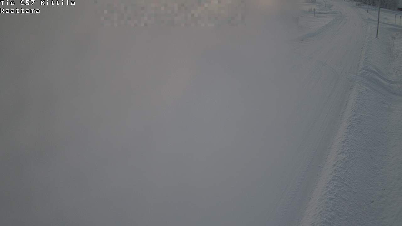 Weather Camera Image Väg 957 Kittilä, Raattama, Kittilä, Lappi