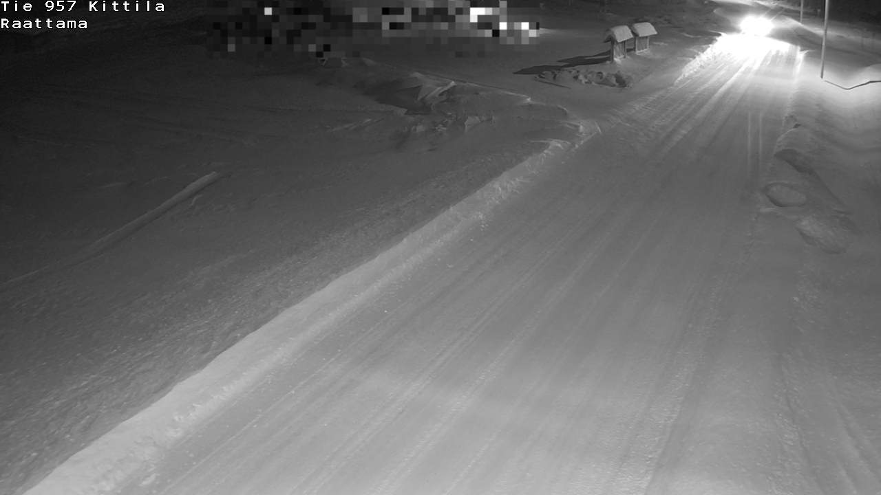 Weather Camera Image Väg 957 Kittilä, Raattama, Kittilä, Lappi