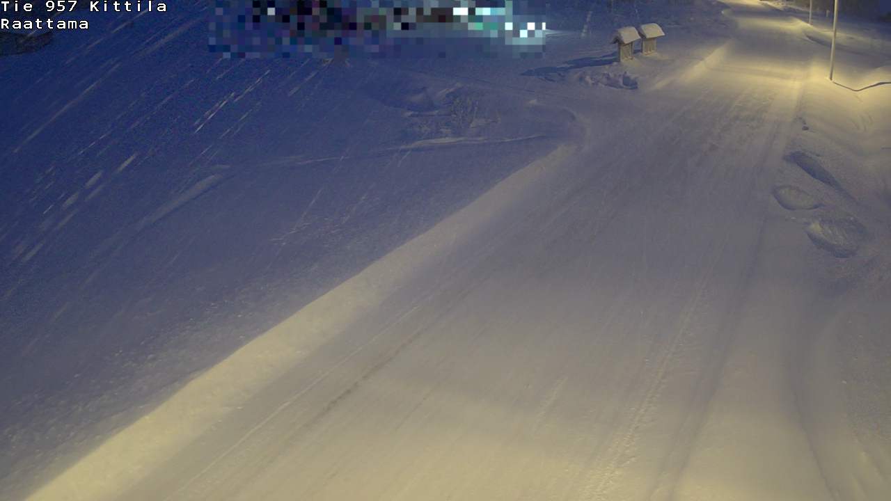 Weather Camera Image Road 957 Kittilä, Raattama, Kittilä, Lappi