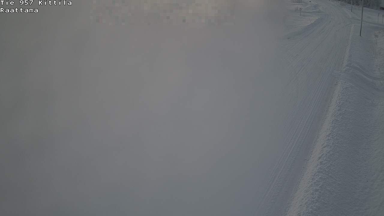 Weather Camera Image Väg 957 Kittilä, Raattama, Kittilä, Lappi