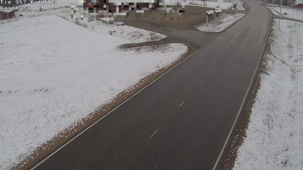 Weather Camera Image Väg 957 Kittilä, Raattama, Kittilä, Lappi
