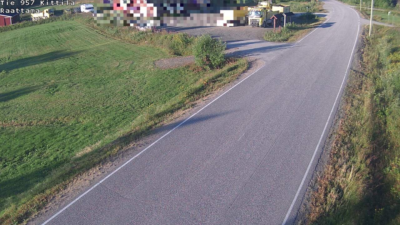Weather Camera Image Väg 957 Kittilä, Raattama, Kittilä, Lappi