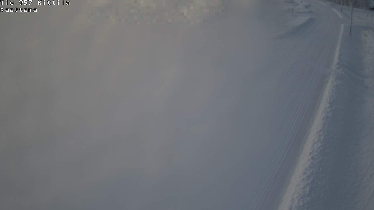 Weather Camera Image Väg 957 Kittilä, Raattama, Kittilä, Lappi