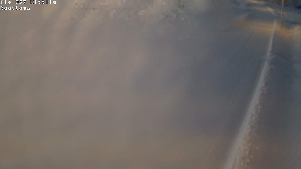 Weather Camera Image Väg 957 Kittilä, Raattama, Kittilä, Lappi