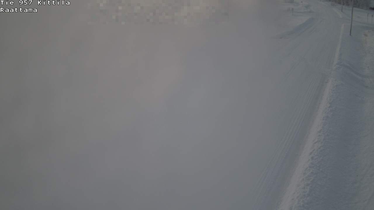 Weather Camera Image Väg 957 Kittilä, Raattama, Kittilä, Lappi
