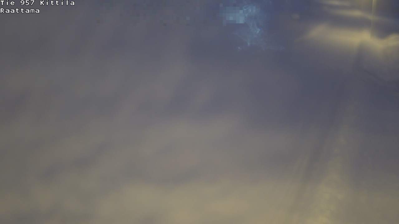 Weather Camera Image Road 957 Kittilä, Raattama, Kittilä, Lappi
