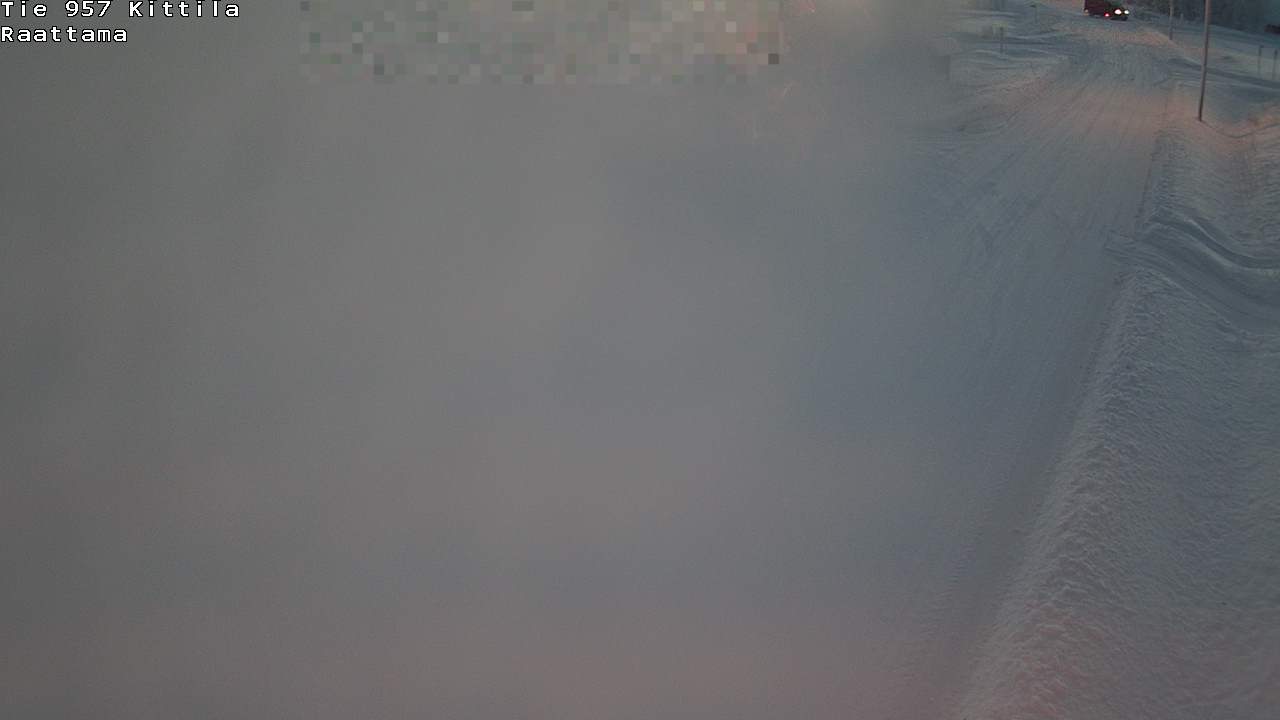 Weather Camera Image Väg 957 Kittilä, Raattama, Kittilä, Lappi