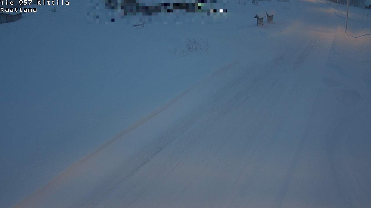 Weather Camera Image Road 957 Kittilä, Raattama, Kittilä, Lappi