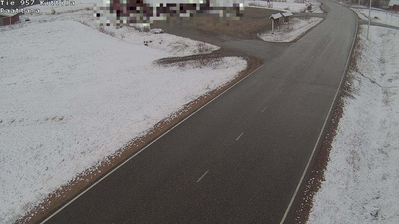 Weather Camera Image Väg 957 Kittilä, Raattama, Kittilä, Lappi