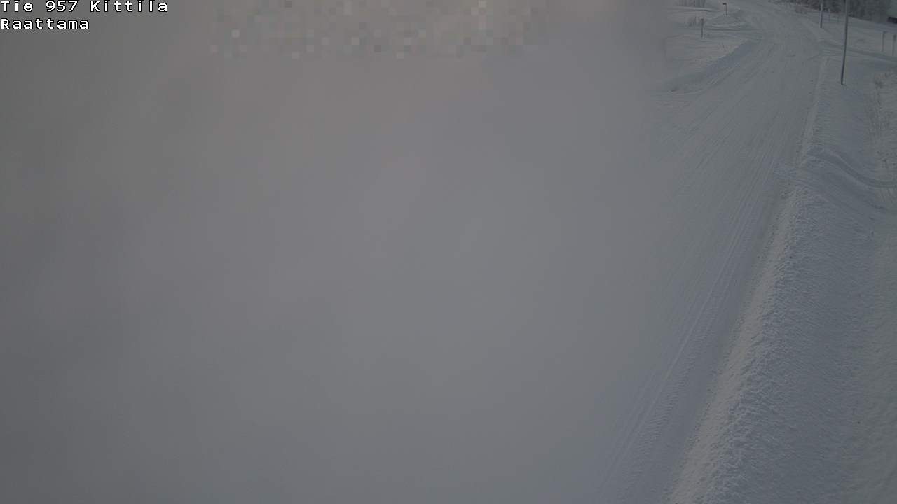 Weather Camera Image Väg 957 Kittilä, Raattama, Kittilä, Lappi