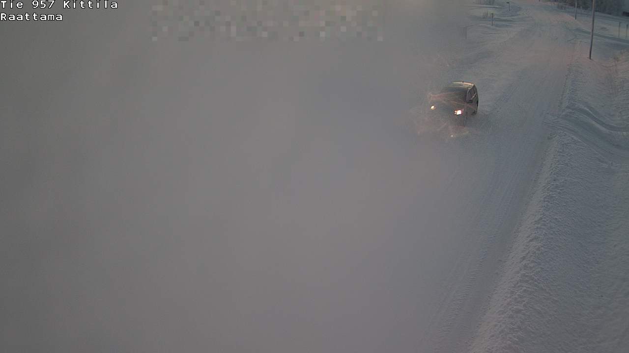 Weather Camera Image Väg 957 Kittilä, Raattama, Kittilä, Lappi