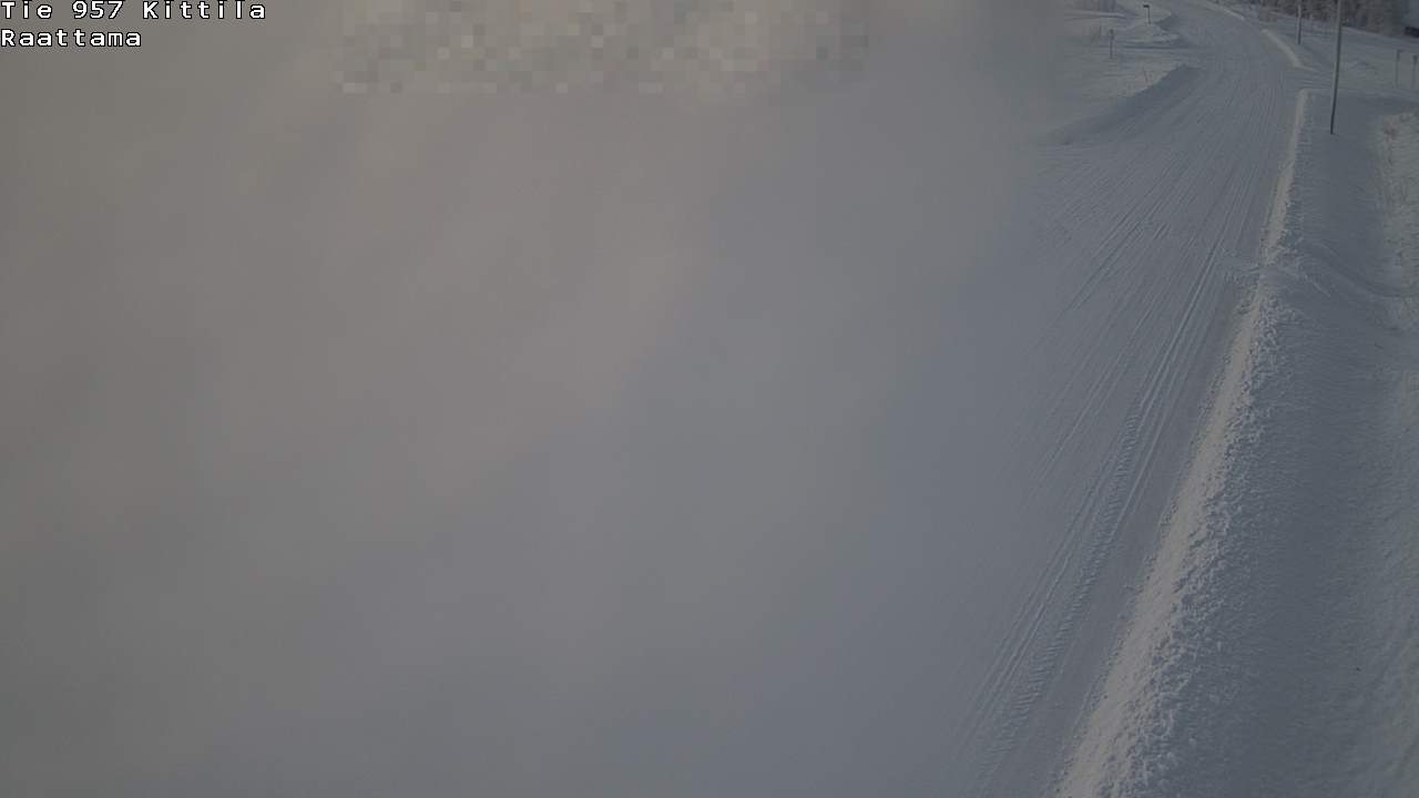Weather Camera Image Väg 957 Kittilä, Raattama, Kittilä, Lappi