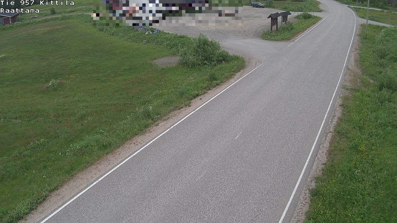 Weather Camera Image Väg 957 Kittilä, Raattama, Kittilä, Lappi