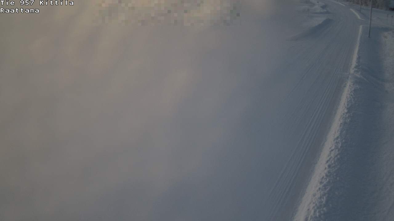 Weather Camera Image Väg 957 Kittilä, Raattama, Kittilä, Lappi