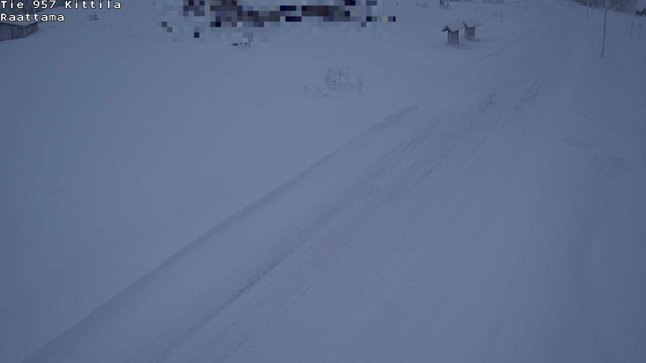 Weather Camera Image Road 957 Kittilä, Raattama, Kittilä, Lappi