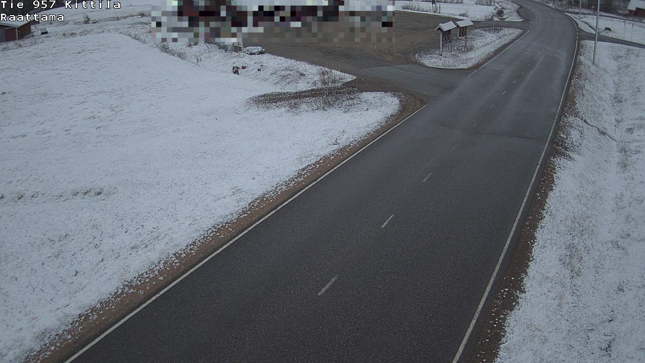 Weather Camera Image Road 957 Kittilä, Raattama, Kittilä, Lappi